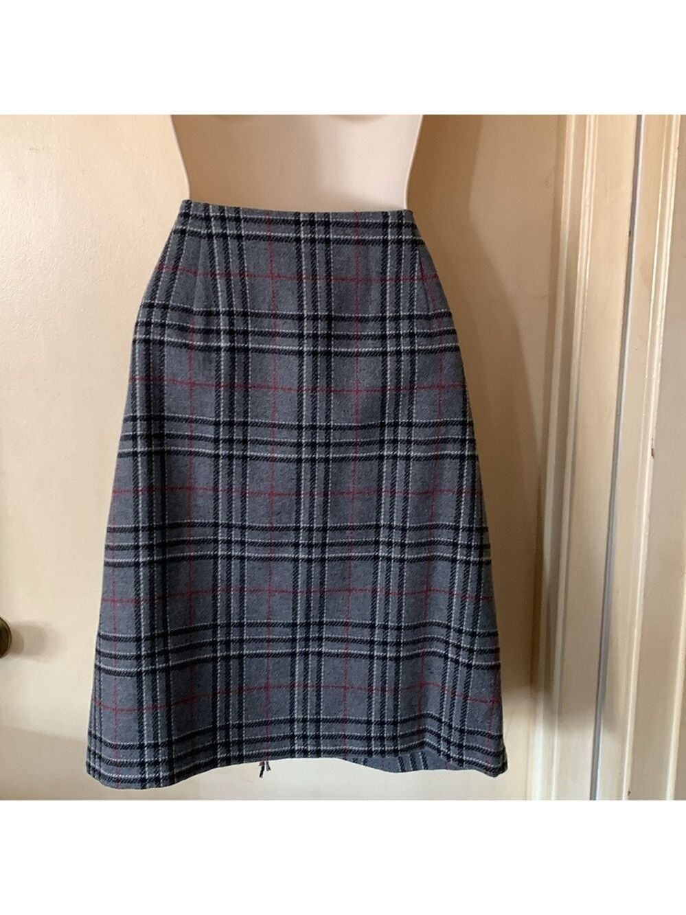 Sag Harbor petites plaid wrap skirt size 6P - Picture 4 of 8